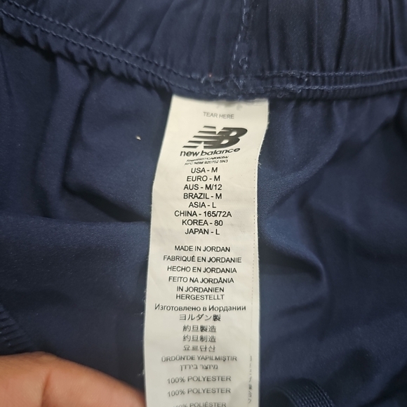 New Balance, Reebok‎ Shorts Navy Blue Size Medium - Picture 5 of 11
